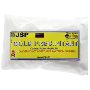 JSP Gold Precipitant 8 oz Sodium Metabisulfite 99% Pure for Gold Refining & Recovery Test Aqua Regia Metals SMB Pyrosulfite