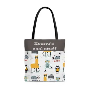 Tote for travel book bag birthday gift diaper bag preschool bag back to school Daycare bag student gift custom present toddler toy bag