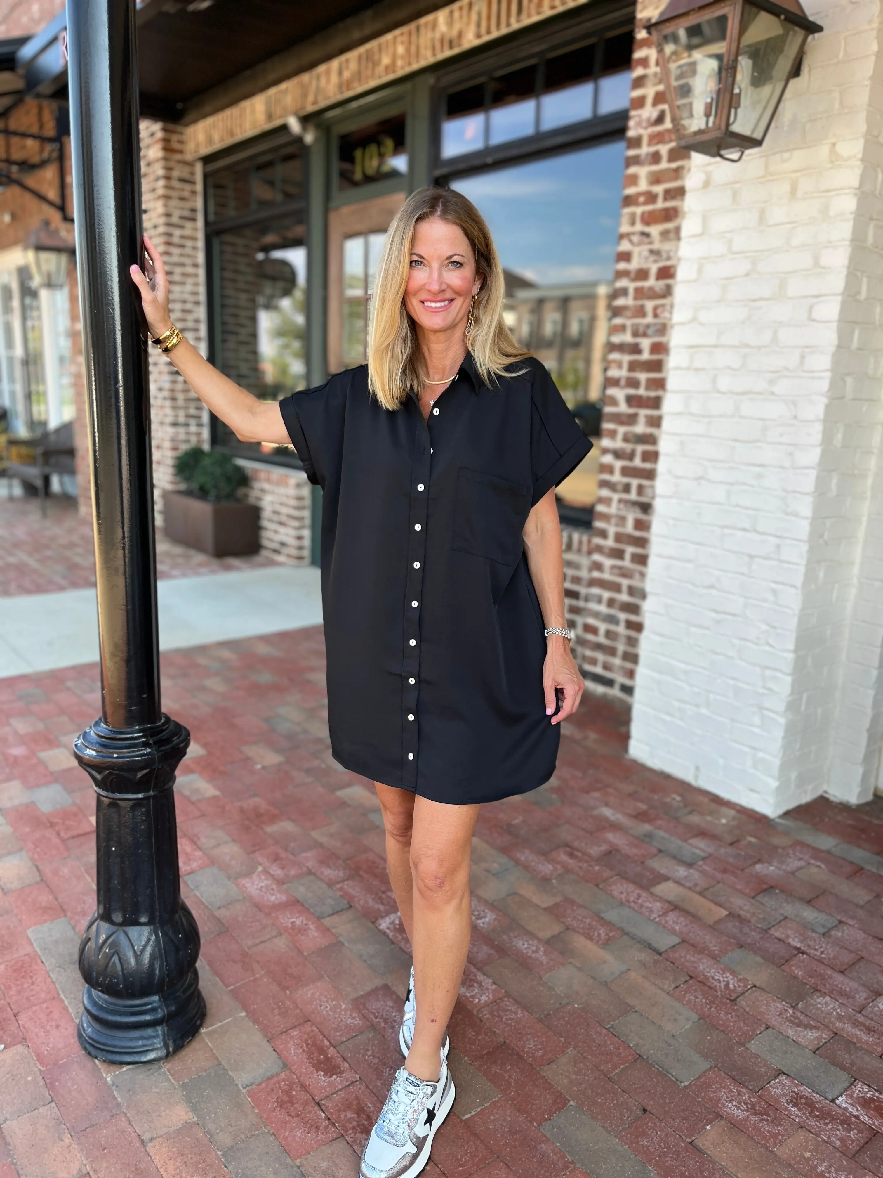 Entro | Sunny Stroll Dress Black