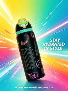 Owala 32oz Trendy Urban Graffiti Water Bottle - Drinkware Flask, Leak-Proof Travel Cup That Keeps Cold All Day, Flasks