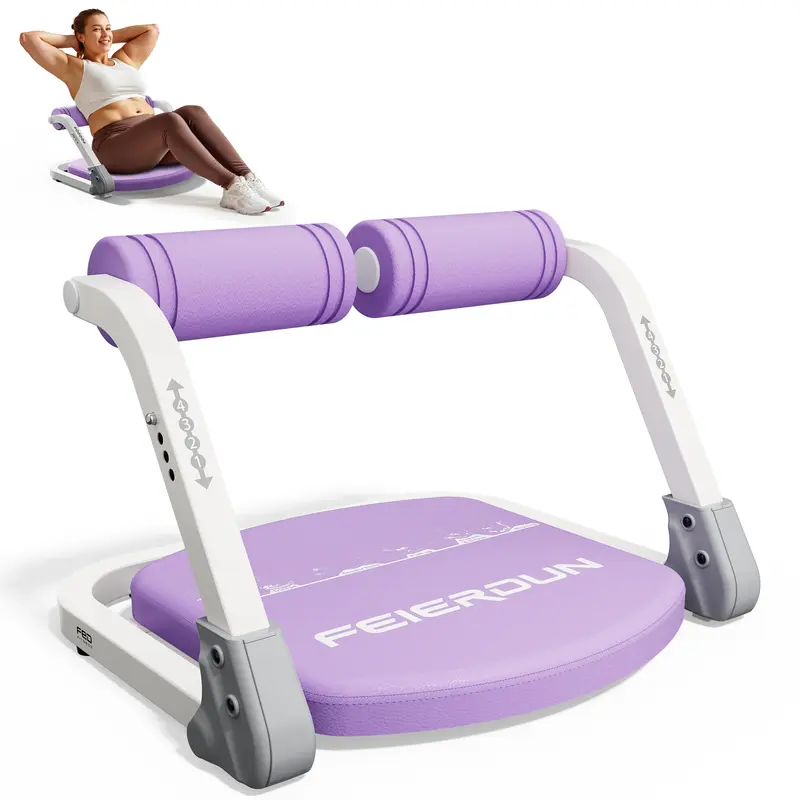 FeierdunAb Crunch Machine – Core & Tummy Exercise Equipment, Sit-Up and Ab Curl Trainer with 330LB Capacity, Ideal for Home Gym, Core Strength & Muscle Toning