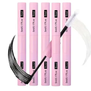 5 Count Bond&Seal Lash Bond And Seal 10ml*5 Lash Clusters Bond And Seal Lash Glue, For False Eyelash Wispy Long Lasting  All Day Wear 2 In 1 Eyelash Bond And Seal For DIY Lash Extensions Lash Glue,Eye Lash Glue Triple