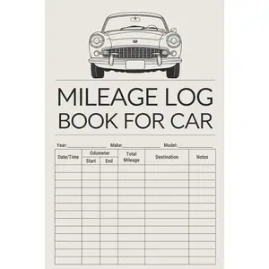 Mileage Log Book For Car: Vehicle Maintenance Log Notebook For Business And Taxes. Driver Log For Truckers / Truck Drivers