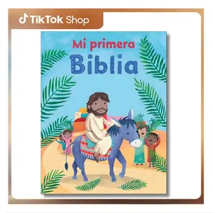 Mi primera Biblia (Toddler Kids Bible, Spanish Edition) by DK - Board Book, Illustrated Christian Baptism Gift for Bedtime Reading