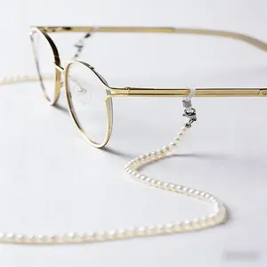 Pearl Eyeglass Chain with Gold Clasp | Minimal Glasses & Sunglasses Chain