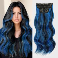 20inch-Black mix Blue