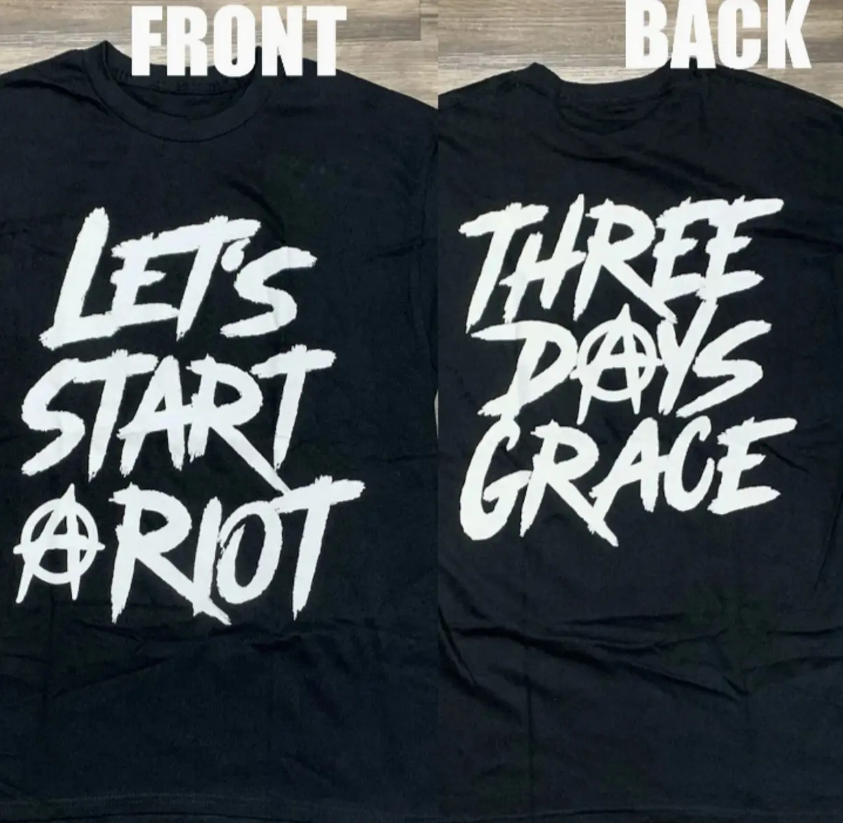 Three Days Grace Let's Start A Riot Concert Venue Shirt Cotton C4R36 Exclusive Limited Edition Unisex T-Shirt