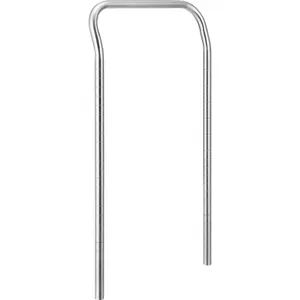 Global Industrial AH18S Nexel Stainless Steel Utility Cart Handle - 18 in.