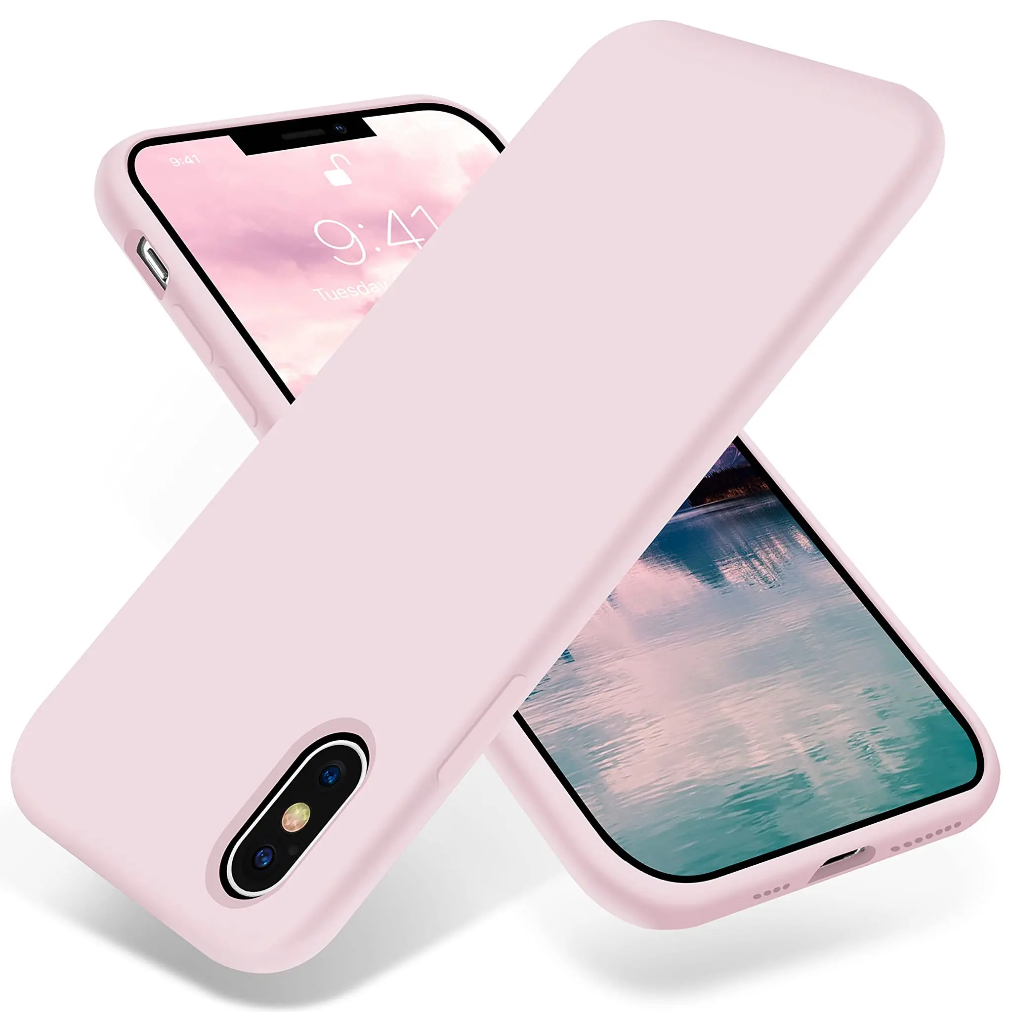 OTOFLY Durable Case for iPhone X/Xs (5.8 in) - Ultra Slim Fit, Full Body Protection, Anti-Scratch Shockproof Bumper, Soft Microfiber Lining Mobile Phone Accessory for iPhone 10 Devices