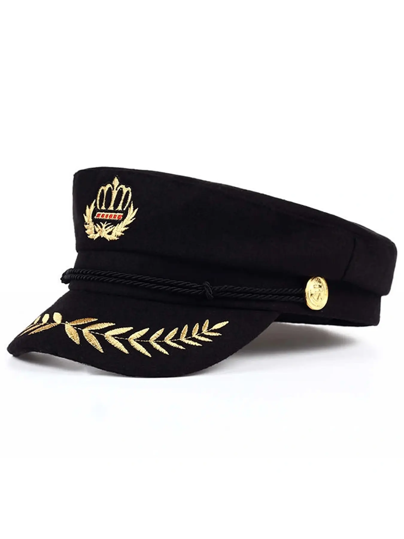 Unisex Crown Wheat Beret Hat, Adjustable Sun Protection Casual Polyester Cap for Spring & Fall, Outdoor Travel Beach Vacation Wear, Outdoor Hats, Adjustable Stylish Hat