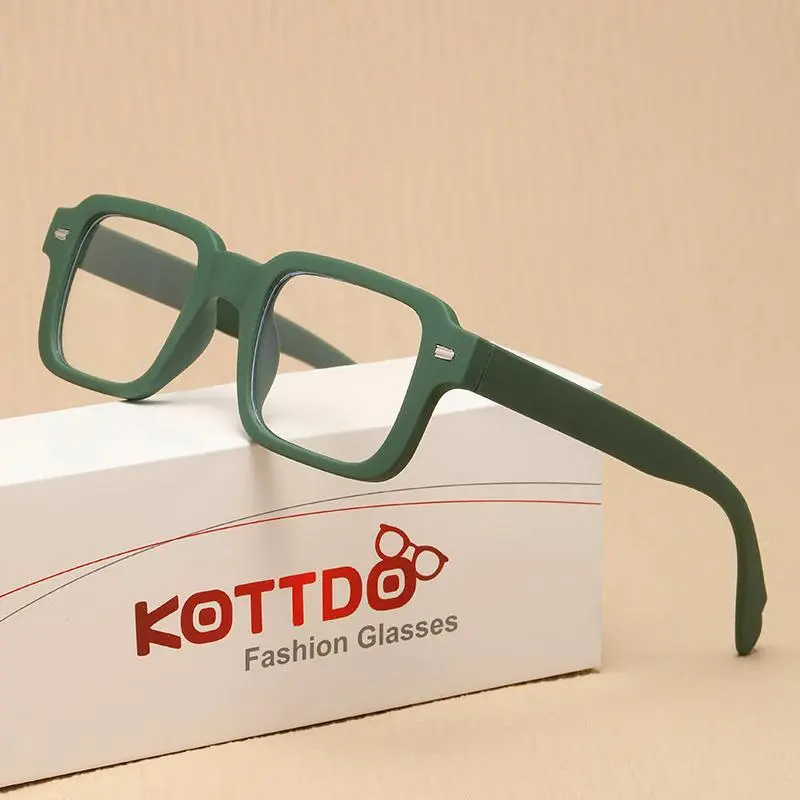 Fashion Women Reading Glasses Square Plastic Computer Anti-Blue Light Women Men Presbyopia Hyperopia Eyeglasses +1.0 +1.5 +2.0 Black