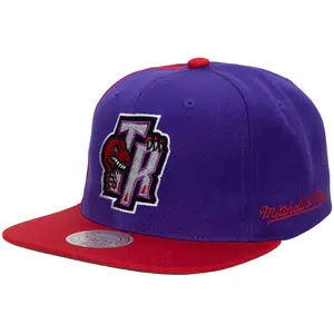 Mitchell & Ness Pl/Rd NBA Toronto Raptors Rear Script Deadstock Snapback