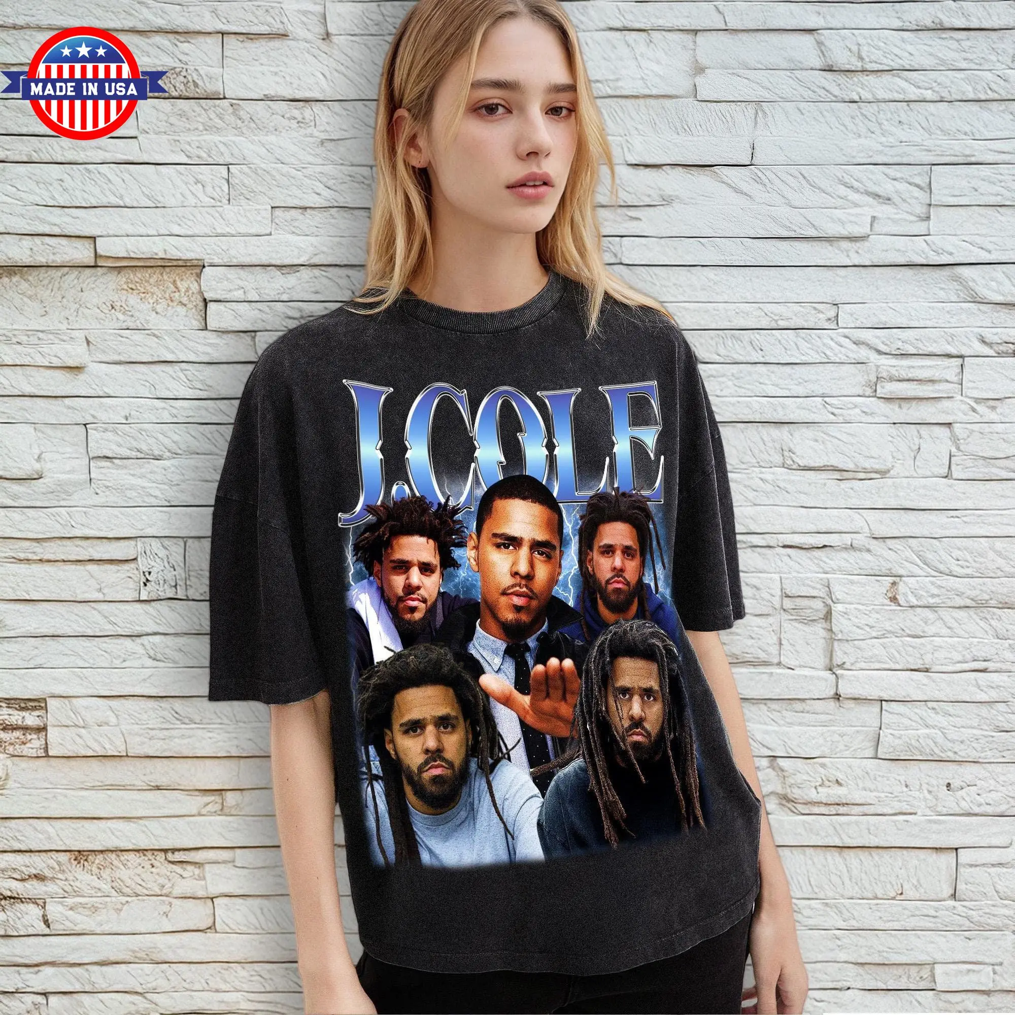 J. Cole Vintage T-Shirt, J. Cole Bootleg Shirt, Retro 90's Unisex Tee, Hip-Hop Legend, J. Cole Fan Gift, Dreamville Merch, Rap Hip Hop