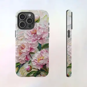 Pink Peonies Phone Case Spring Floral Phone Case Botanical Cover Flower Lovers Gift Suitable for IPhone17 11 12 13 14 15 16 Pro Max Air Plus