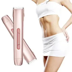 USB Rechargeable 2-In-1 Electric Shaver, Travel Shaver, Women's Pubic Hair Trimmer, Men's Beard Razor, Multi-Functional Grooming Tool, Ideal Gift