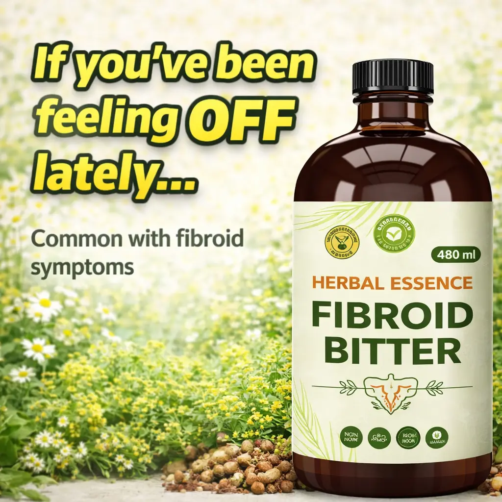 Fibroid Bitters | Natural Herbal Liquid Supplement | Women’s Wellness, Digestive & Daily Balance Support | 16 oz