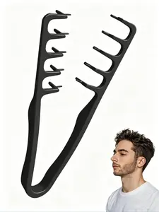 Texture Comb for Men and Women, Volumizing Fluffy Style, Wide-Tooth Texturizer for Hair Volume & Fringe Parting