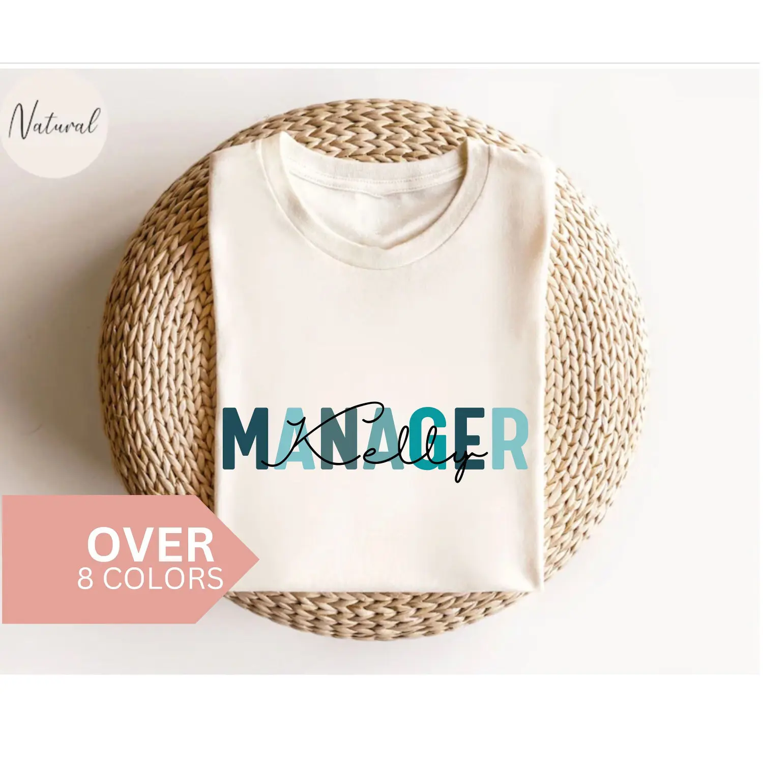 Personalized Manager Shirt, Custom Manager T-shirt, Manager Gift, Manager Tshirt, Office Manager T shirt, Manager Tee with Name - 1654918412
