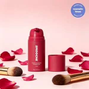 Smooche Color Changing Foundation – Shade Matching Liquid Makeup, SPF, 24H Wear, Vegan
