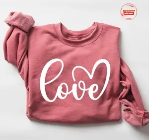 Love Sweatshirt, Heart Sweatshirt, Valentines Day Sweatshirt, Women's Sweatshirt, Couple Sweatshirt, Gift For Her, Love Shirt