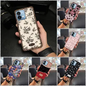 Dirt-resistant Anti-knock Phone Case For MOTO G Stylus 5G 2023 Shockproof Anti-dust Durable Full wrap Cartoon Fashion Design Cute Back Cover oil painting Waterproof Silicone TPU
