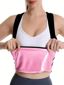 Women's Solid Color, Breathable Comfortable Sports Tank Top Athletic Yoga Tops for Yoga Gym Workout Running, Ladies Sportswear for All Seasons, Fitness Running Tops