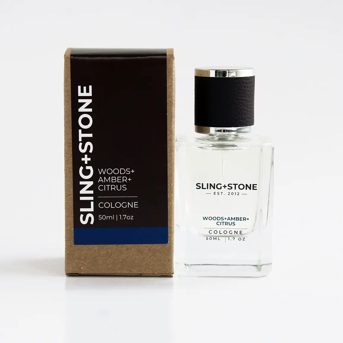 Sling and Stone for Men Cologne - The Highly Sophisticated Man Woods+Amber+Citrus