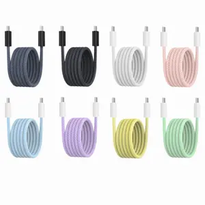 Tangle-Free Charging Cable, 3 Feet, USB Type-C to Type-C, Magnetic Auto Curl, 100W Fast Charging, No Tangle, Easy to Carry and Story