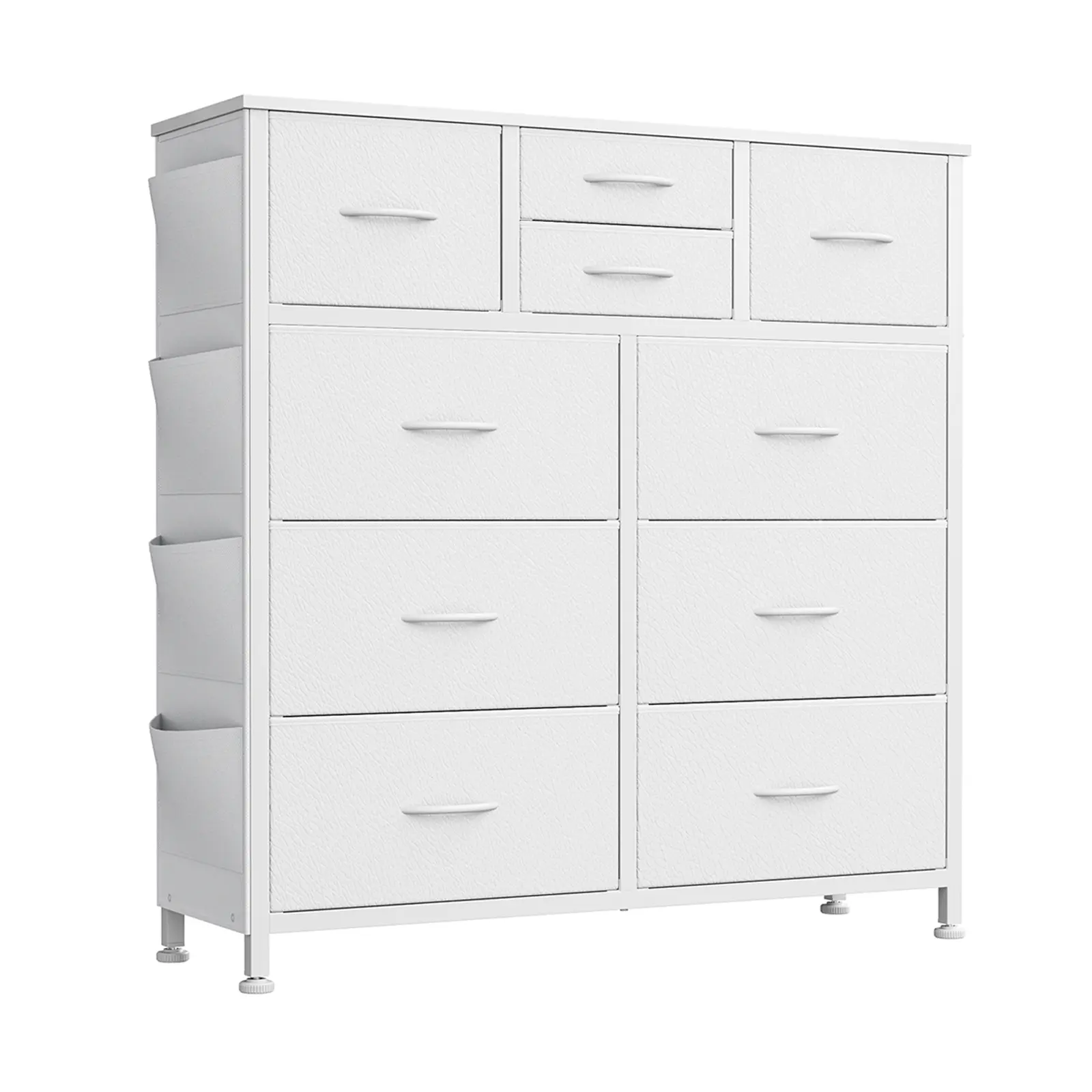 Sweetcrispy 10-Drawer Dresser, Multi-Purpose Closet Organizer for Home and Office Furniture Storage, Dressers