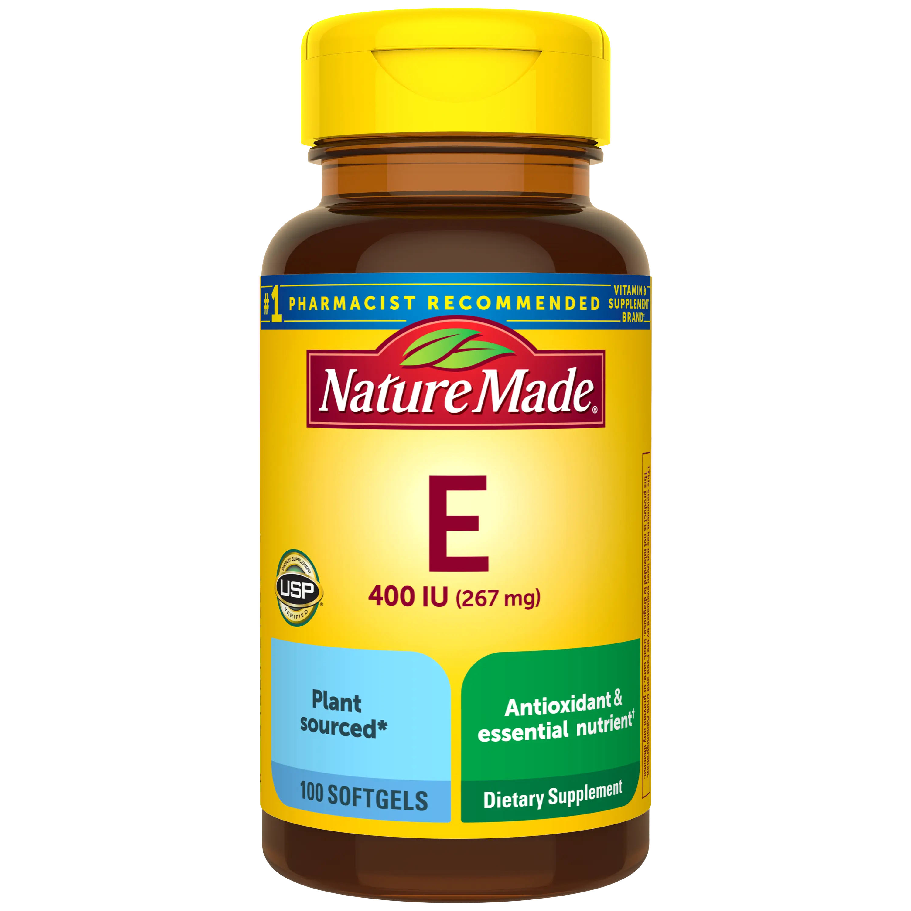 Vitamin E 400 IU (267 mg) d-Alpha Softgels