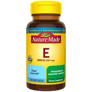 Vitamin E 400 IU (267 mg) d-Alpha Softgels