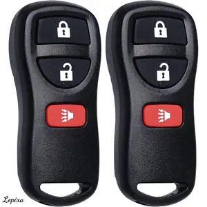 Keyless Entry Remote Control Key Fob Replacement Fits for Nissan Xterra Titan Armada Frontier 2002-2019 Quest Sentra Murano Pathfinder Versa Infiniti FX35 FX45 QX4 KBRASTU15 CWTWB1U733