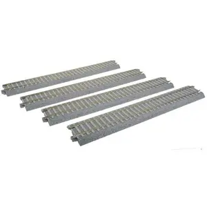 Kato 2-152 HO Scale Unitrack Straight Track w/ Concrete Ties Set (4)