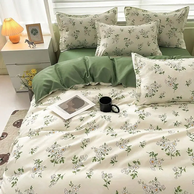 Green Meadow Blossom Bed Set