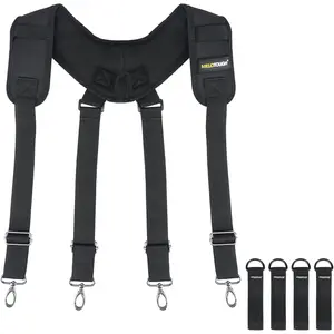Construction Work Belt Padded Tool Belt Suspenders for Electrican Big and Tall