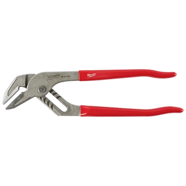 Milwaukee 48-22-6550 10" Smooth Jaw Pliers, Forged Steel Construction, Dipped Grips, Rust Protected Hand Tool