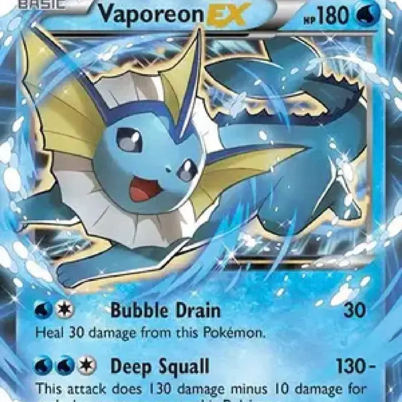 Vaporeon EX Ultra Rare 24 from XY Generations