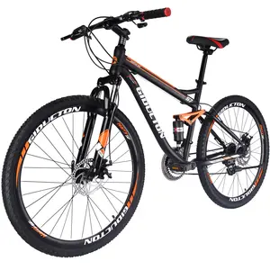 27.5" Full Susoension Mountain Bike For Adult,21 Speed Dual Disc Brakes Bicycle  Men/Women