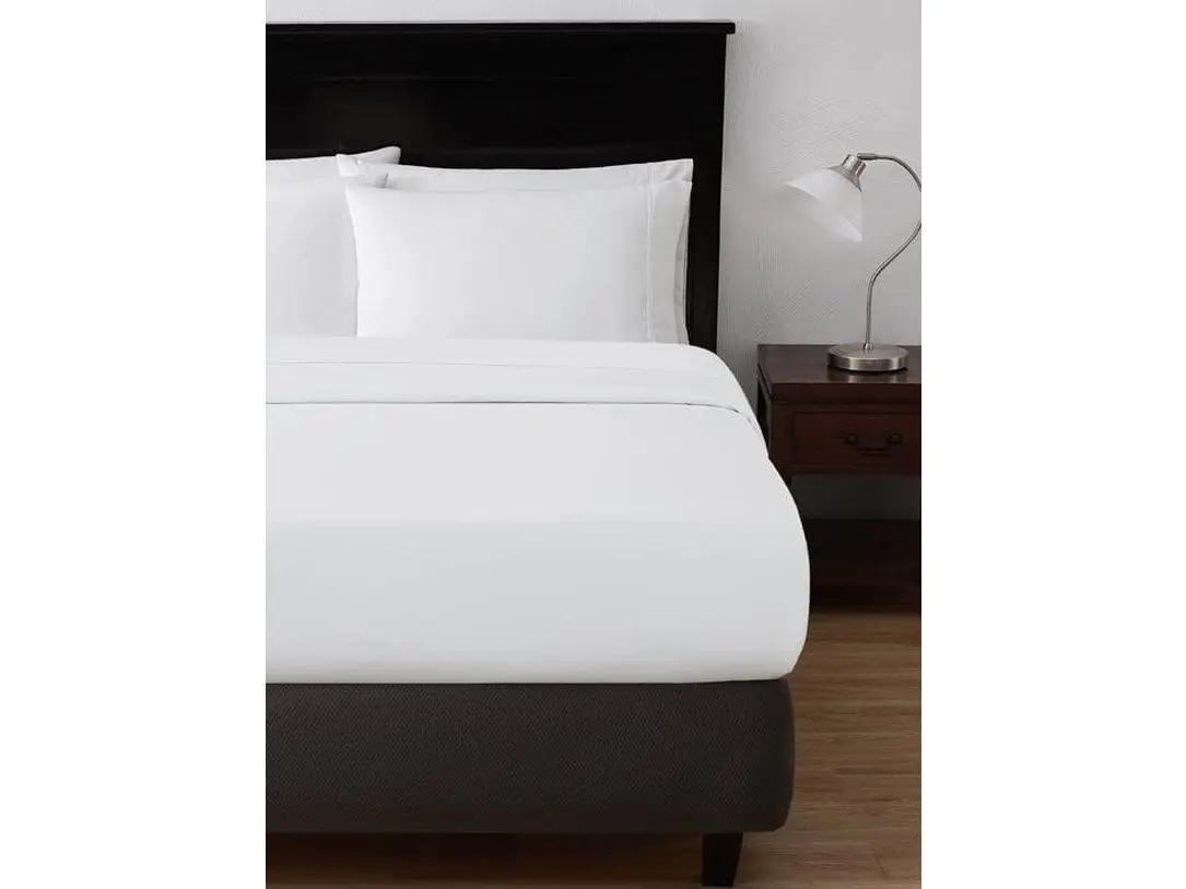 Rifz GOM Collection 6-Pack Microfiber Polyester Twin Flat Sheets, Quick-Dry Micro Polyester Bedding Sheets for Bedroom Use, Microfiber Flat Sheets