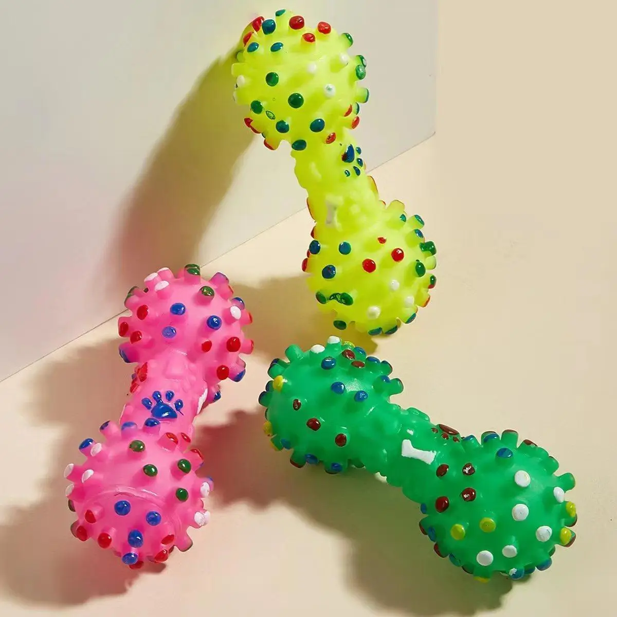 Bone Shaped Pet Toy, 1 Count Dog Chew Toy, Squeaky Interactive Pet Toy for Dog & Cat