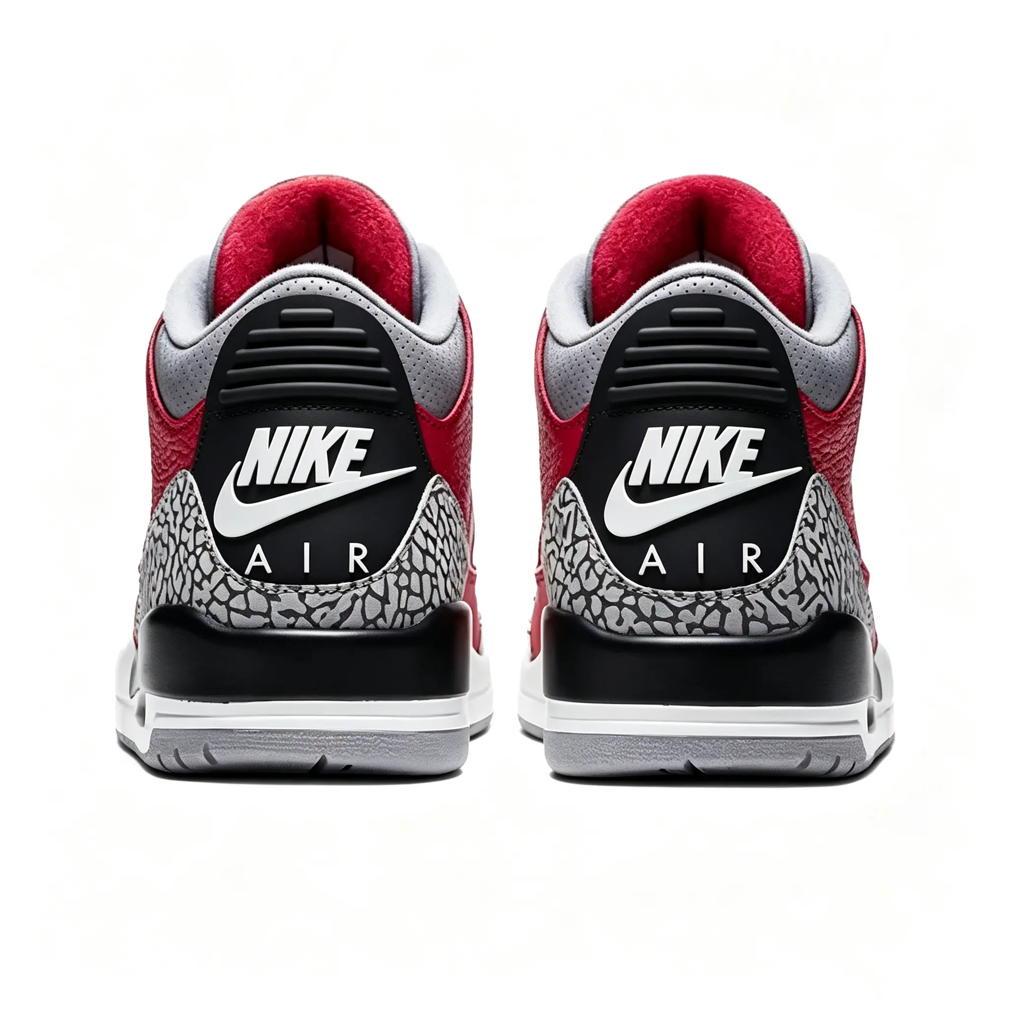 Men Women Classic Mid Top Street Sneakers, Red Grey Black Smooth & Cracked Leather Breathable Casual Athletic Trainers