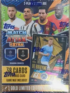 X - 2020-21 Topps Match Attax Extra UEFA Champions League Soccer Hanger Box
