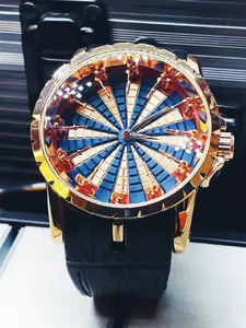 Luxury Royal Knight Watch - Unisex Unique Skeleton Dial Leather Strap Waterproof Men's Watch for Fashion, Casual, and Business Gifts