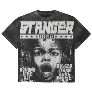 Vintage Graphic"SOUDNS LIKE HELL" Tops Tshirt streetwear, Y2K style Casual Cotton Classic Crewneck DesignTees