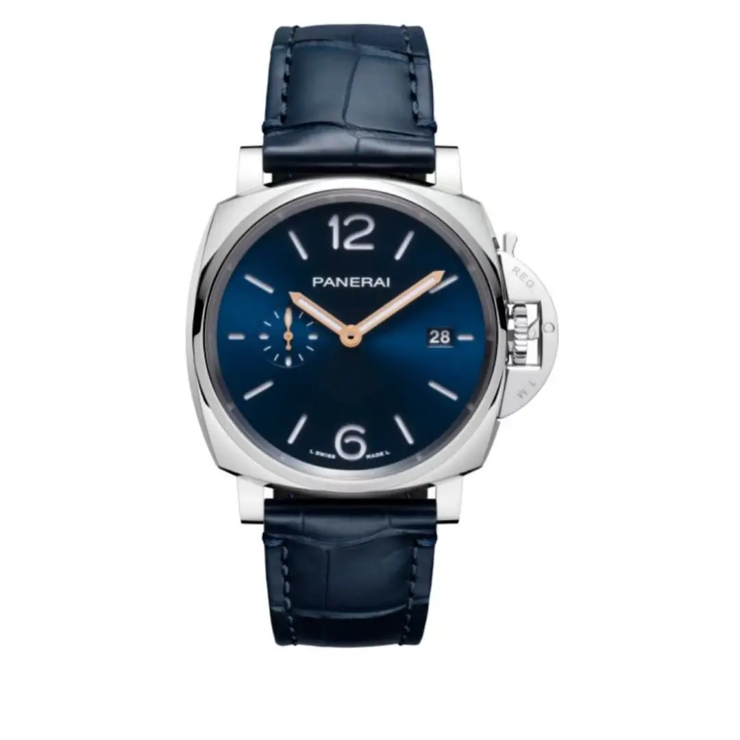 Unworn Panerai Lumin Due PAM01274 42mm Slim Steel Automatic Watch P.900 Manufacture Movement