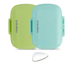 Travelon World Travel Essentials Set of 2 Pill Organizers