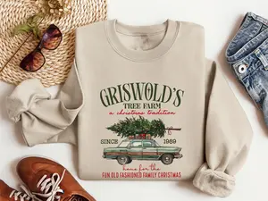 Griswold Christmas Sweatshirt, Tree Farm Holiday Crewneck, Funny Christmas Movie Shirt, Family Christmas Outfit