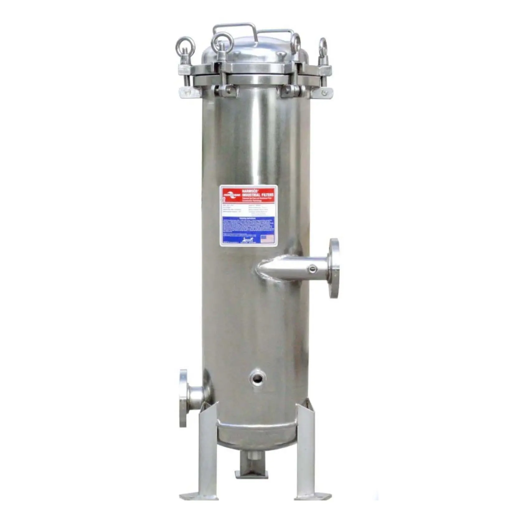 Harmsco (HUR1X170Fl) Hurricane Single Filter Housing 150 GPM; 2"FLG