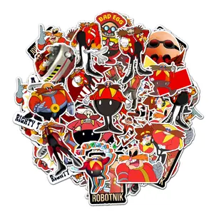 Robotnik (Doctor Eggman) Pack 20 PCS Stickers Game Funny Graphic Waterproof Stickers Pack, Decorative Car Wall Bottle PC Book Vinyl Stickers Decal