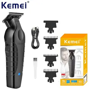 Komee Km-2299 Professional Cordless Hair Trimmer, Barber Trimmer, 1200mah USB Rechargeable Electric Razor, Men's Gift, Home Use, High-Quality